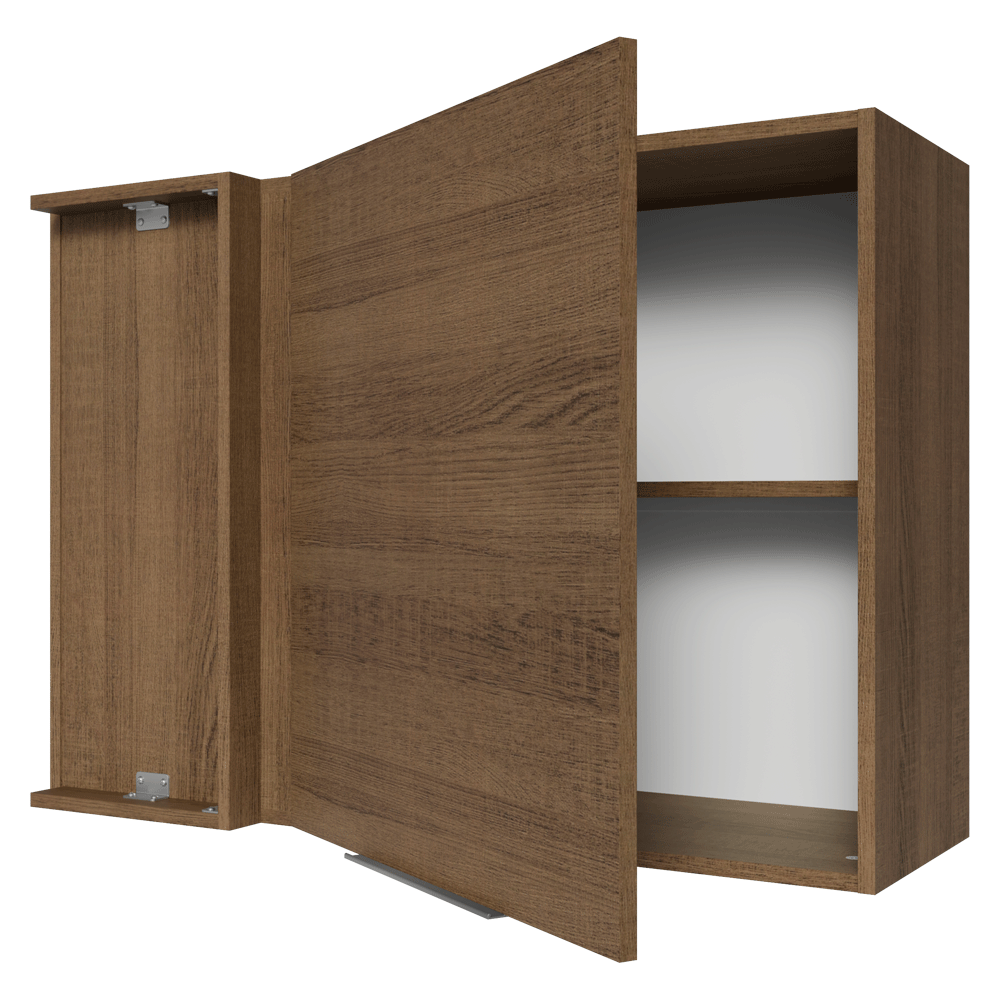 Alacena Esquinera para Dormitorio 1 Puerta Marrón Neo Madesa