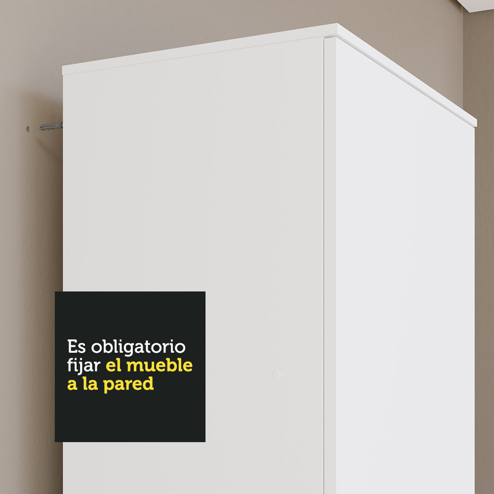 Zapatero 1 Puerta Blanco