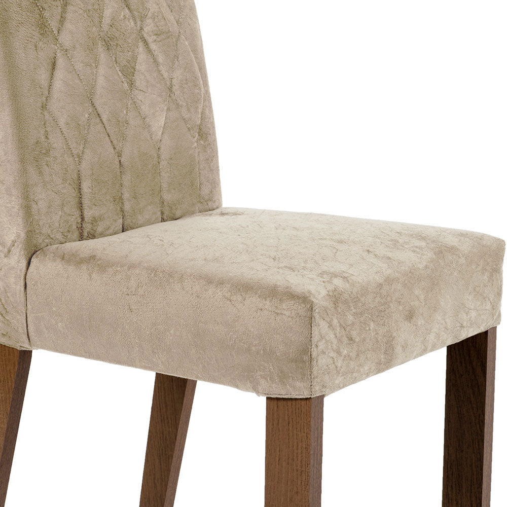 Juego de 2 Sillas de Comedor Marrón/Imperial 4256