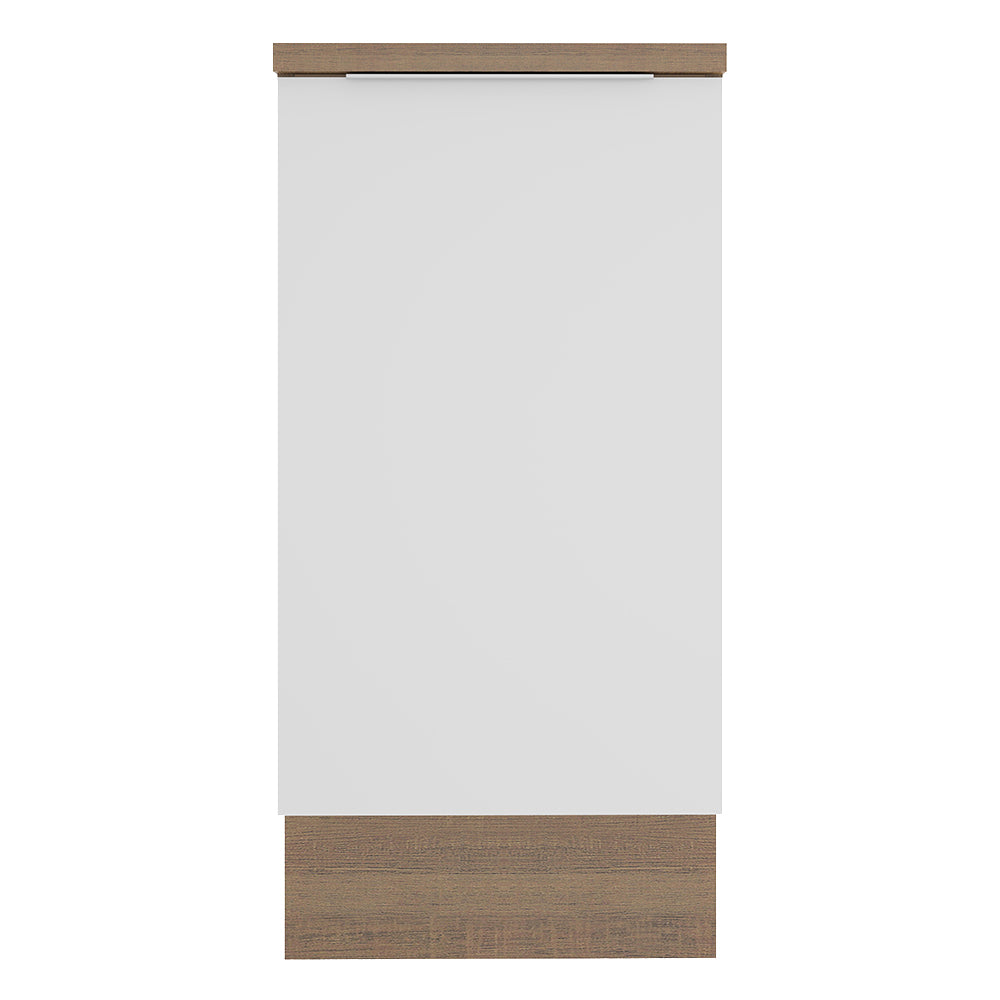 Bajo Mesada Cocina 40 cm 1 Puerta Marrón/Blanco Stella Madesa