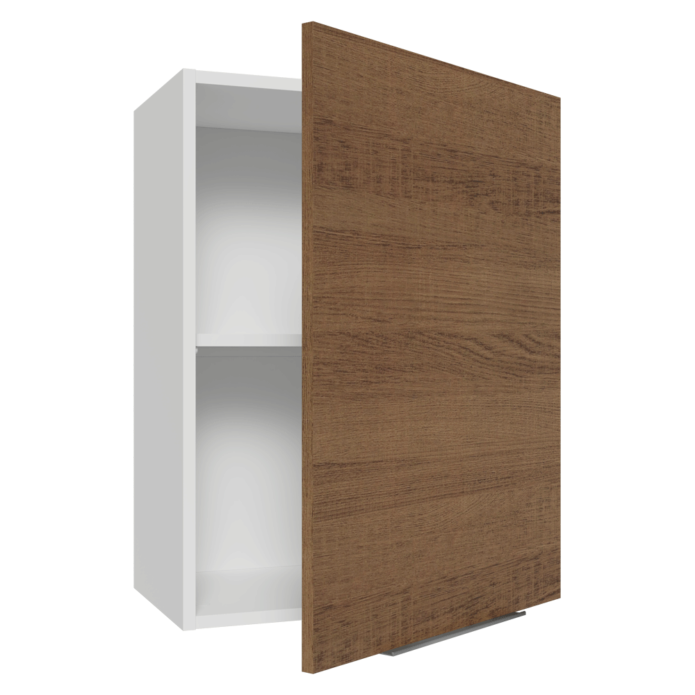 Alacena 50 cm 1 Puerta Stella Blanco/Marrón