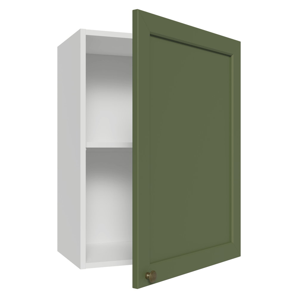 Alacena 50 cm 1 Puerta Vik Blanco/Verde