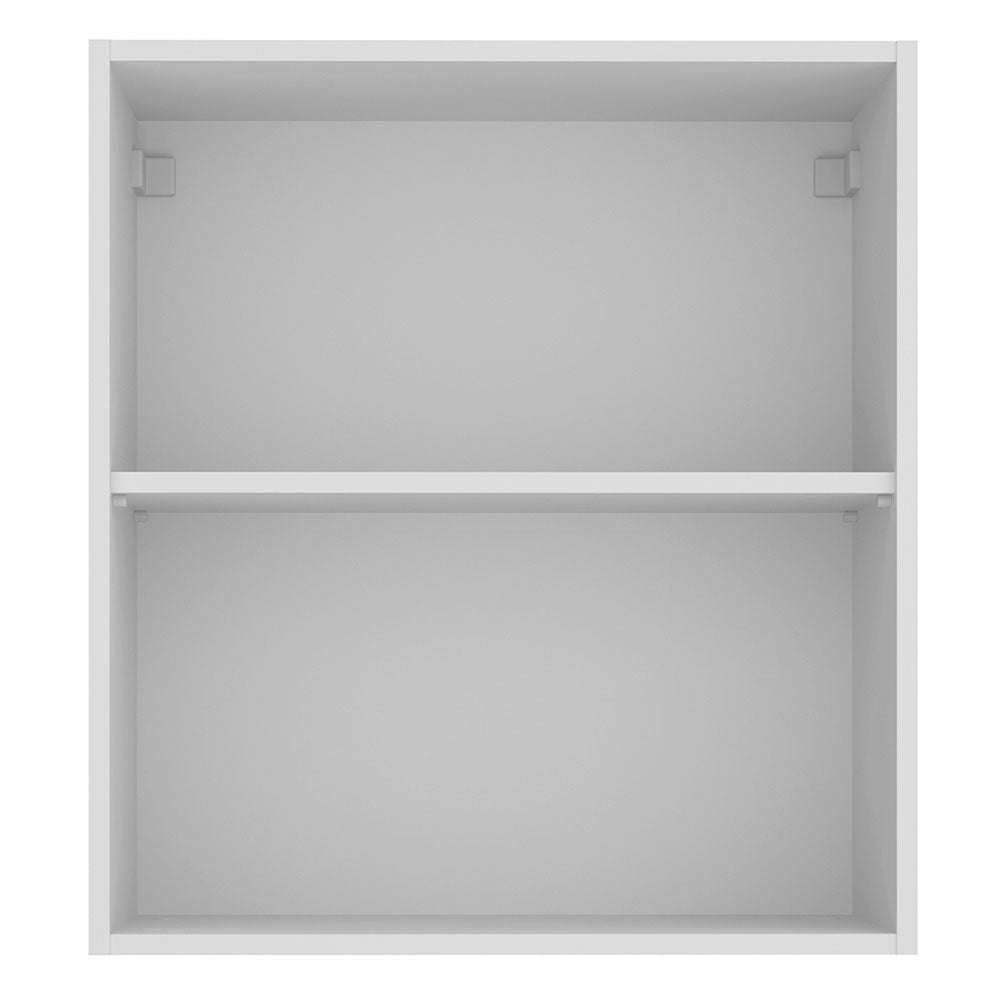 Alacena 60 cm 1 Puerta Stella Blanco/Marrón