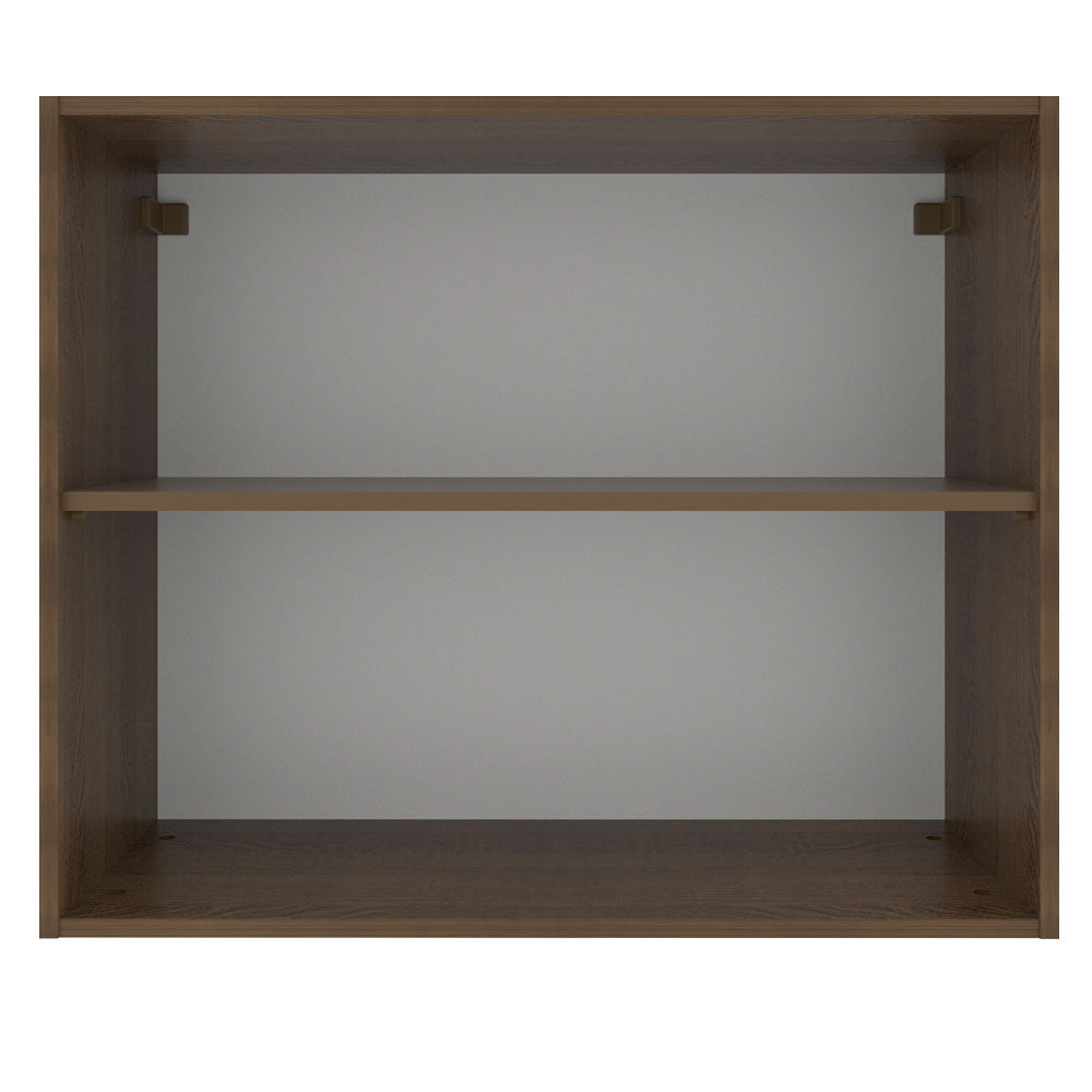 Alacena Cocina 80 cm 2 Puertas Marrón Stella Madesa