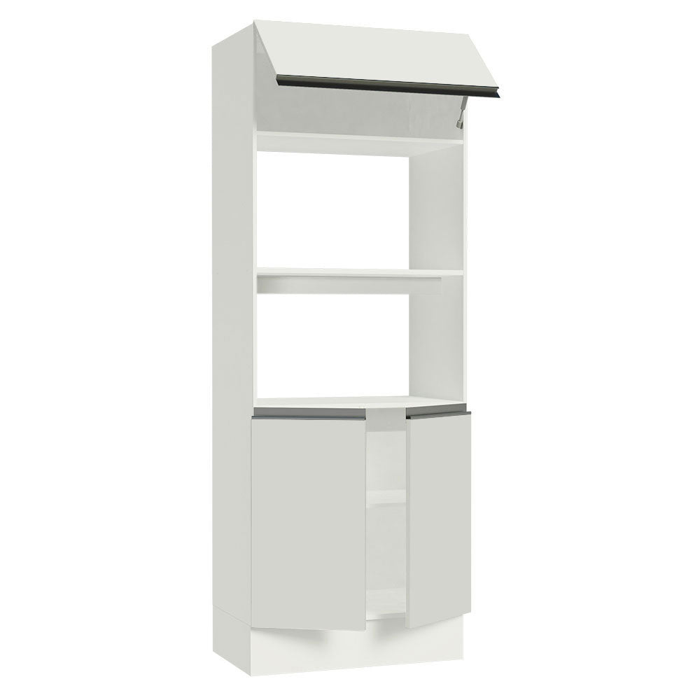 Mueble de Cocina para Horno Para 2 Hornos 100% MDF Blanco Smart Madesa