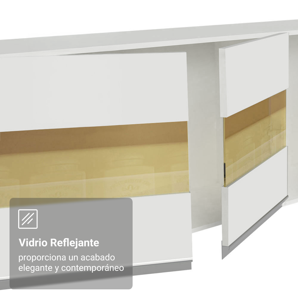 Combo completo de Cocina 100% MDF 300cm Blanco Smart Madesa 03