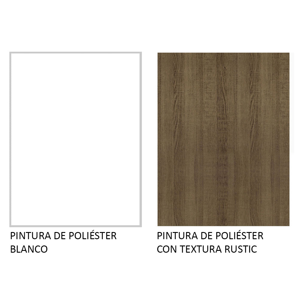 Rack para TV Madesa Metz con Panel de TV hasta 55 Pulgadas Blanco/Marrón