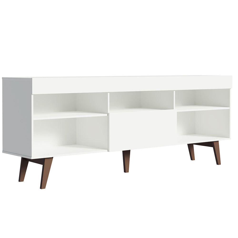 Rack para TV de hasta 75 pulgadas Lille Madesa 180 cm 1 Puerta Blanco
