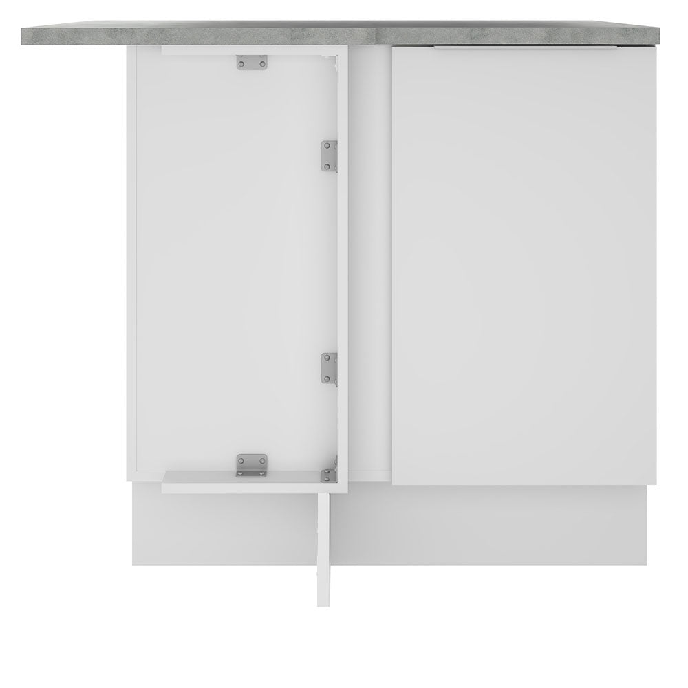 Bajo Mesada 94 cm Sin cajones 1 Puerta Stella Blanco