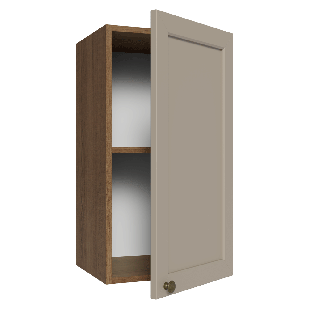 Alacena Cocina 35 cm 1 Pueta Marrón/Crema Vik Madesa