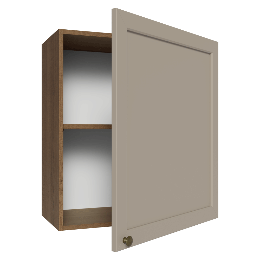 Alacena Cocina 60 cm 1 Pueta Marrón/Crema Vik Madesa