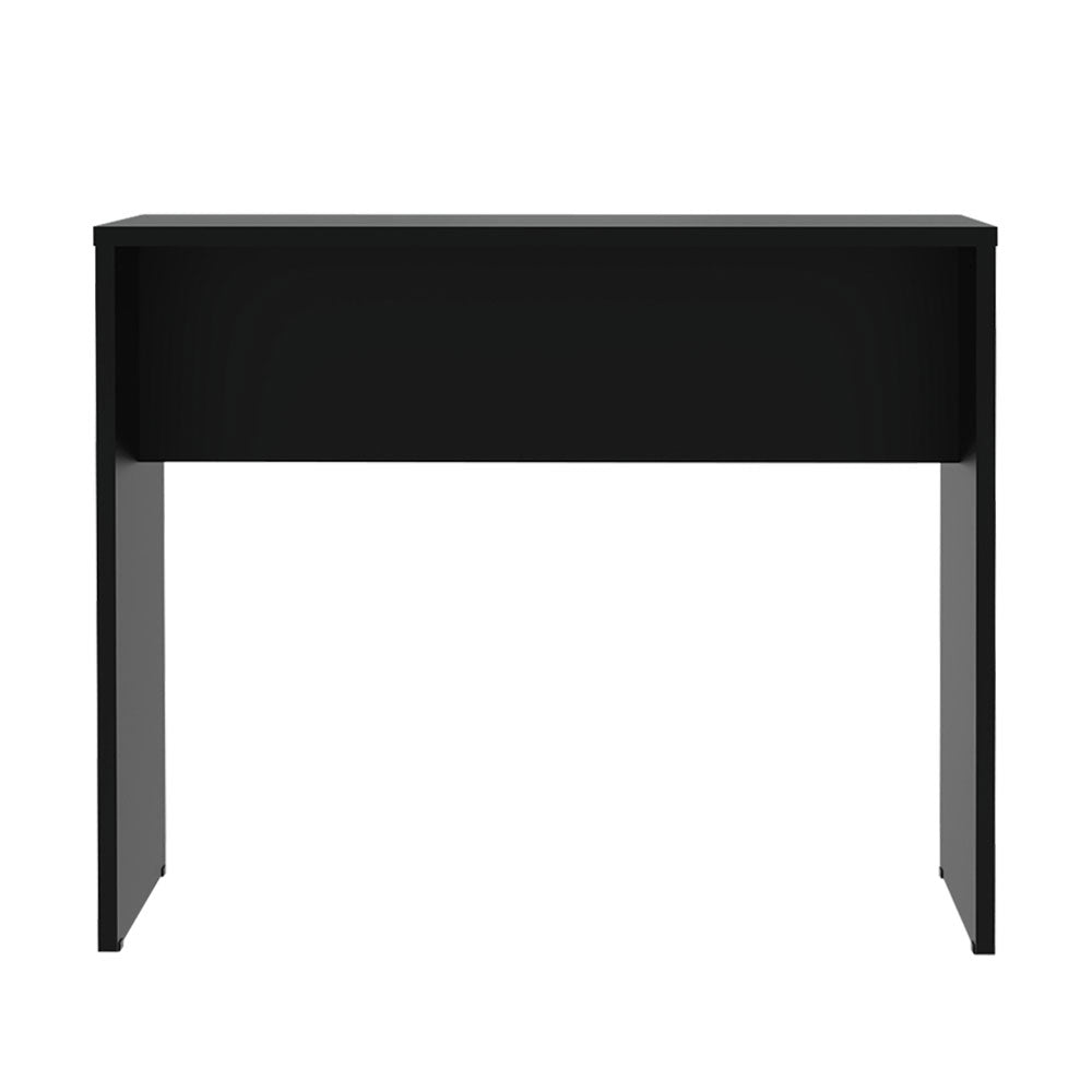 Isla de Cocina con Barra Desayunador 115cm Negro Madesa