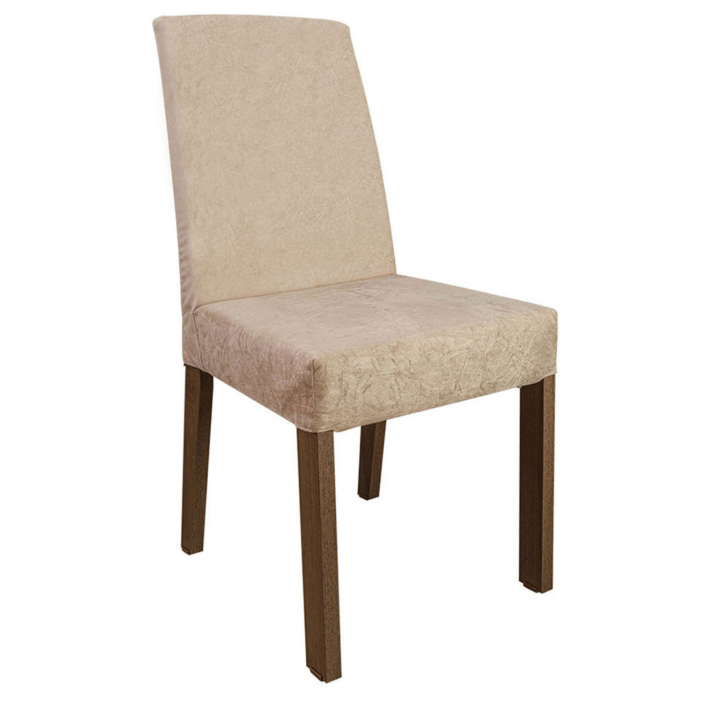 Juego de Comedor Mesada de Madera 8 Sillas Doris Marrón/Imperial