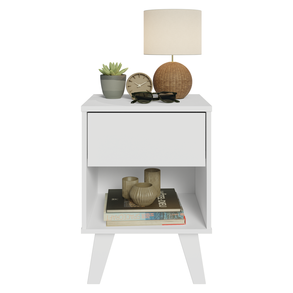 Buró con 1 Cajón y Patas 3235 Blanco