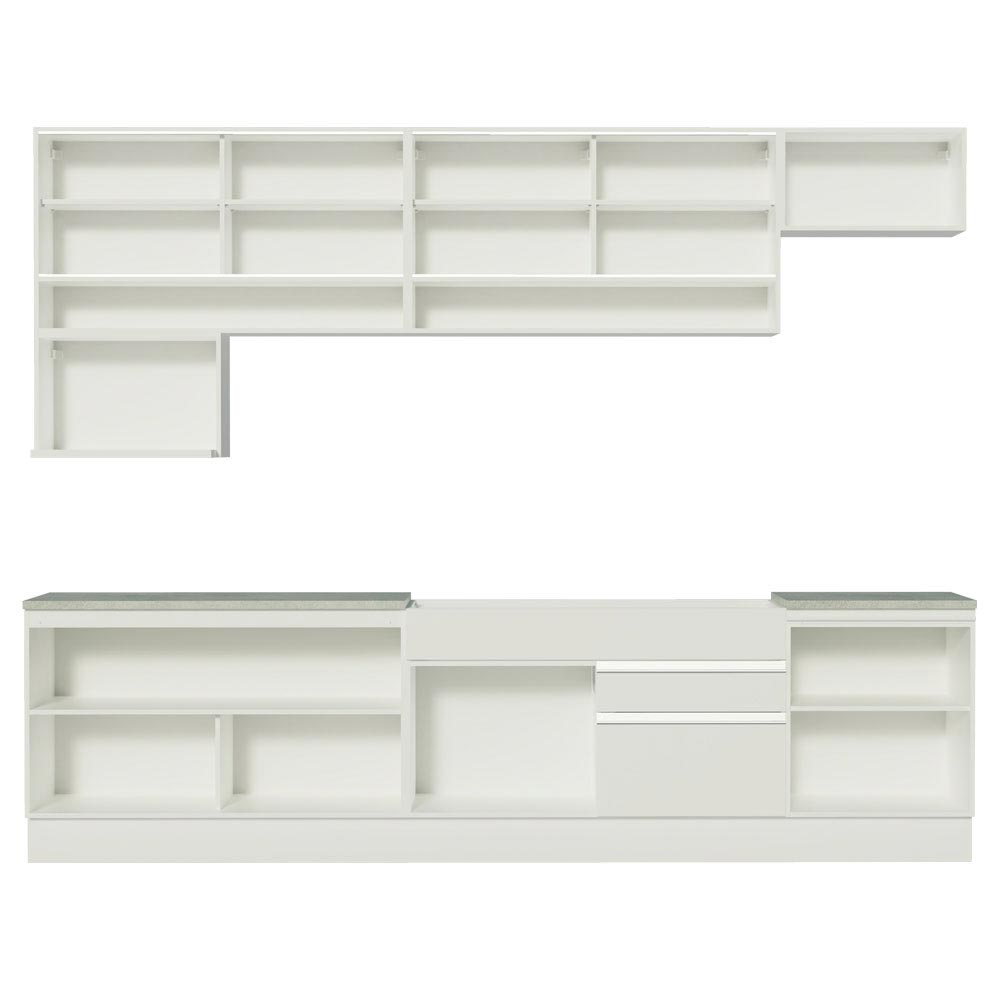Combo completo de Cocina 300cm Blanco Verona 01
