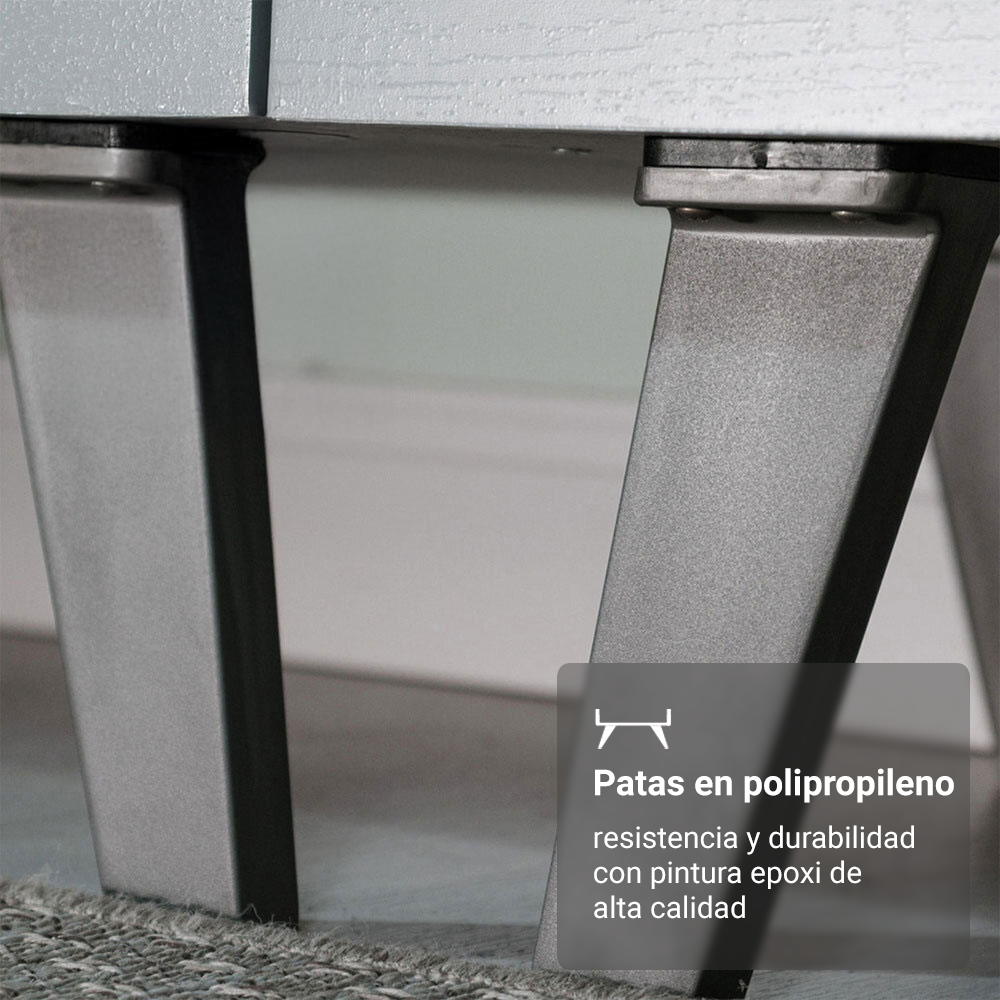 Combo de Cocina 200cm Gris Nice Madesa 06
