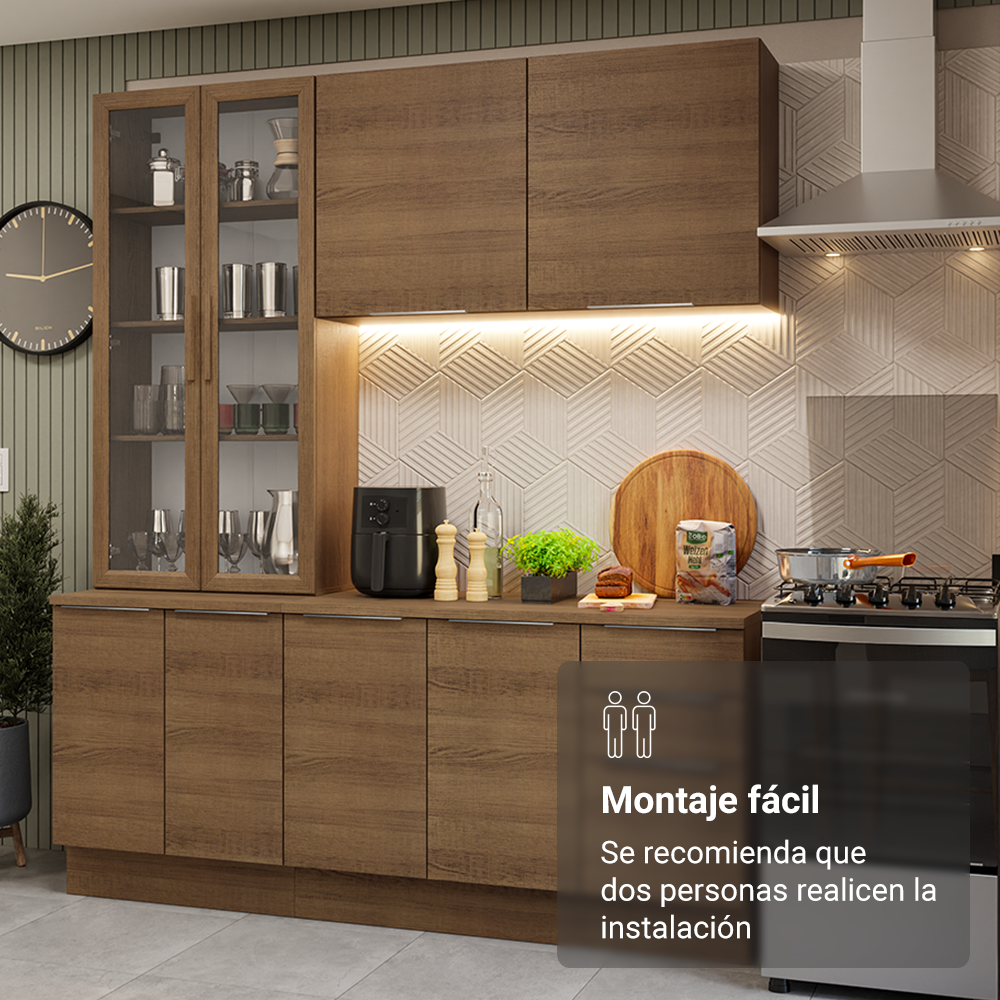 Combo completo de Cocina Madesa Stella 190cm MM 03