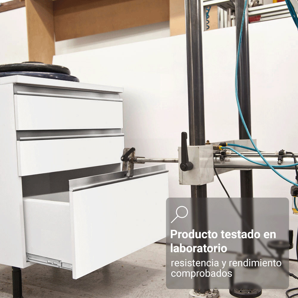 Combo Completo de Cocina 260 cm Blanco Diamante Madesa 02