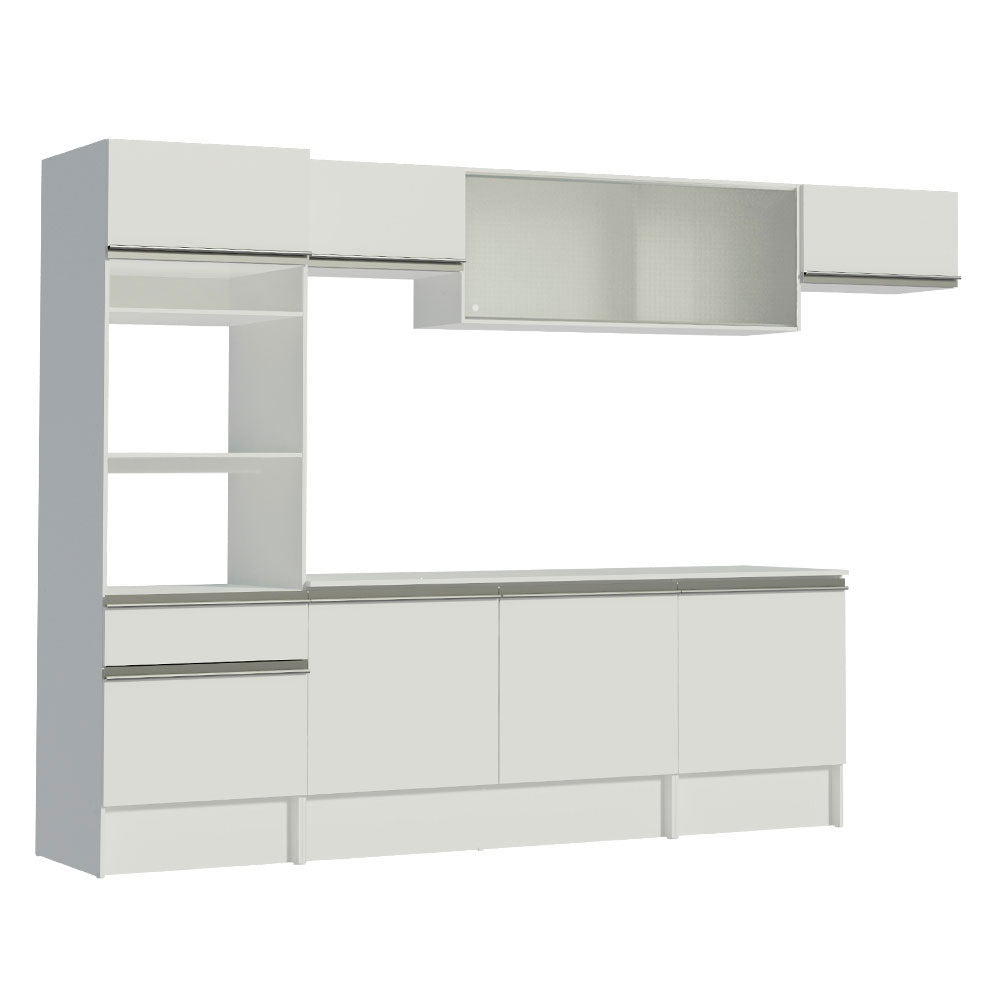 Combo completo de Cocina 300cm Blanco Topazio Madesa 01