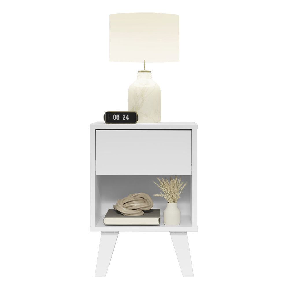 Kit con 2 Mesillas 1 Cajón 3235 Madesa - Blanco