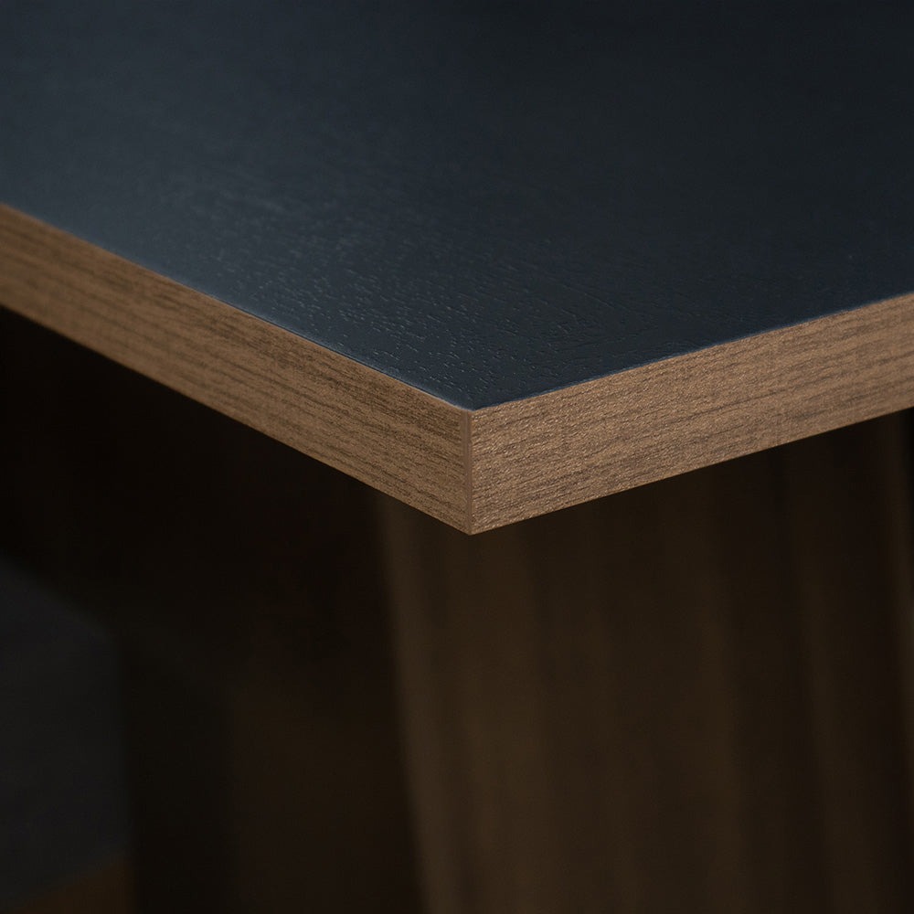 Juego de Comedor Mesa Tapa de Madera 4 Sillas Marrón/Negro/Floral Hibiscos Samara Madesa
