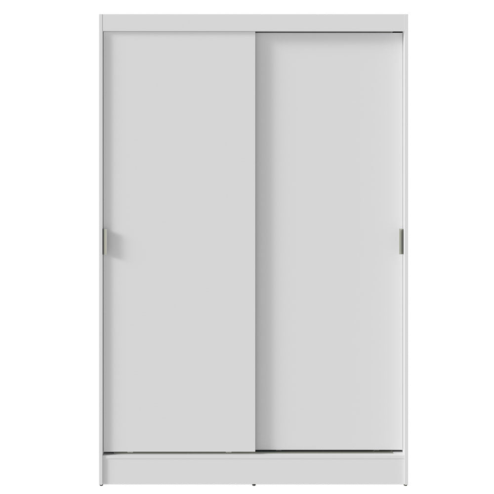 Placard Soltero 2 Puertas Corredizas Blanco Max