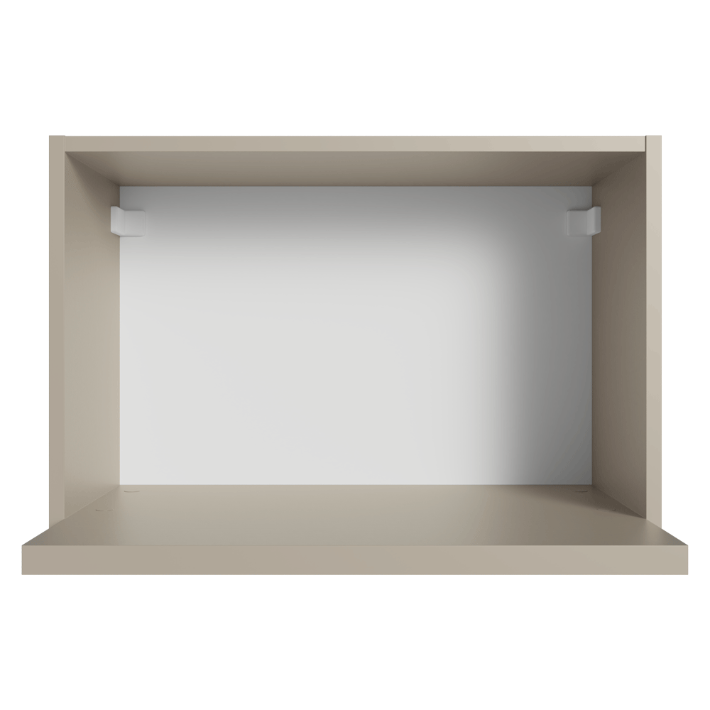 Alacena 60 cm Nicho para Microondas y Horno Nice Crema