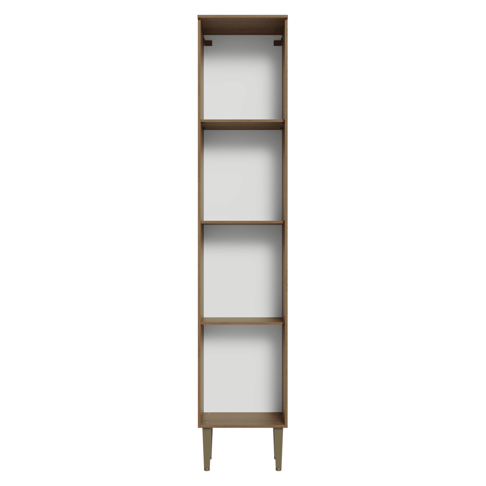 Despensero 40 cm 1 Puerta Marrón/Negro Lille Madesa