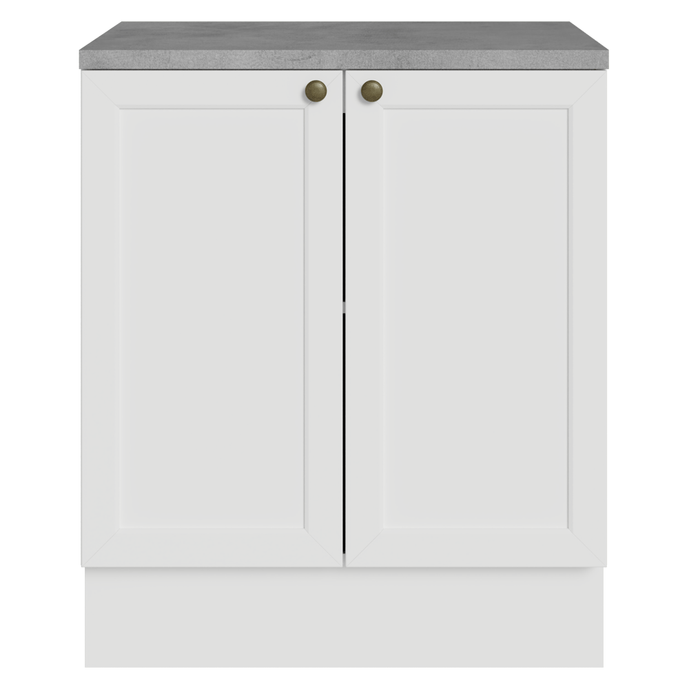 Bajo Mesada de Cocina 70 cm 2 Puertas Blanco Vik Madesa