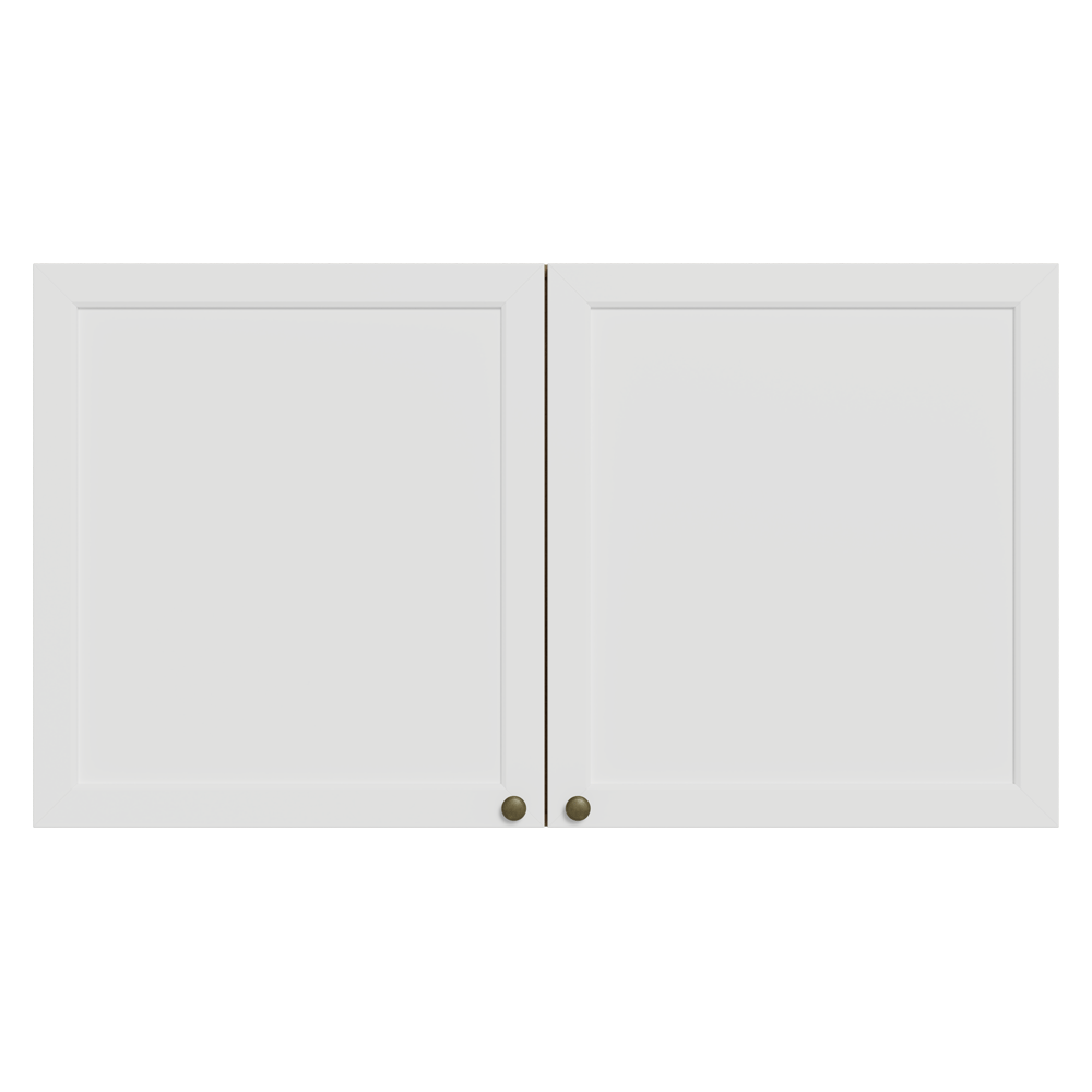 Alacena 120 cm 2 Puertas Marrón/Blanco Vik Madesa