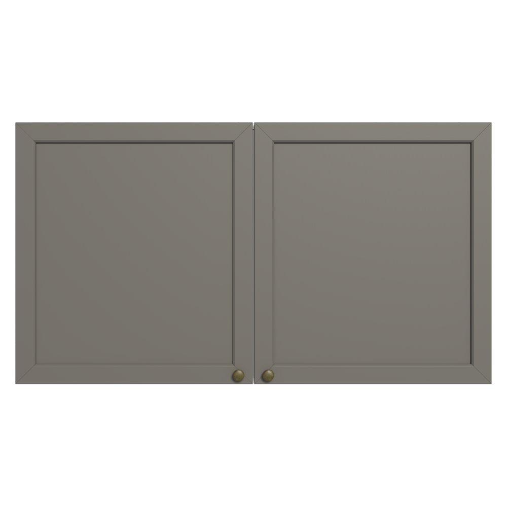 Alacena 120 cm 2 Puertas Blanco/Gris Vik Madesa