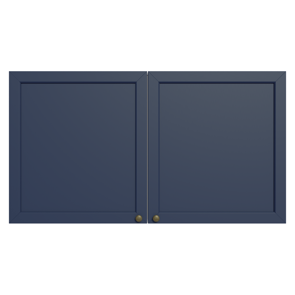 Alacena 120 cm 2 Puertas Blanco/Azul Vik Madesa