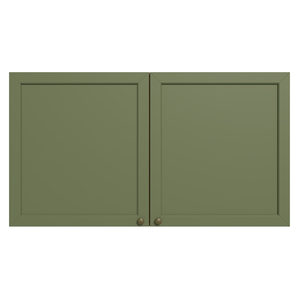 Alacena 120 cm 2 Puertas Blanco/Verde Vik Madesa