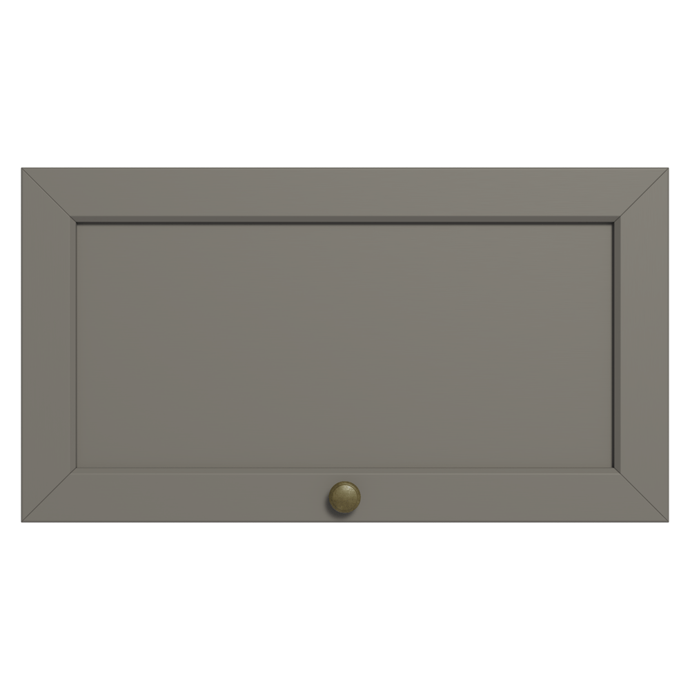 Alacena 60 cm 1 Puerta Puerta Rebatible Blanco/Gris Vik Madesa
