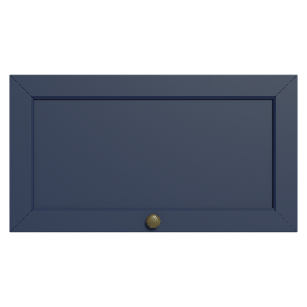 Alacena 60 cm 1 Puerta Puerta Rebatible Marrón/Azul Vik Madesa