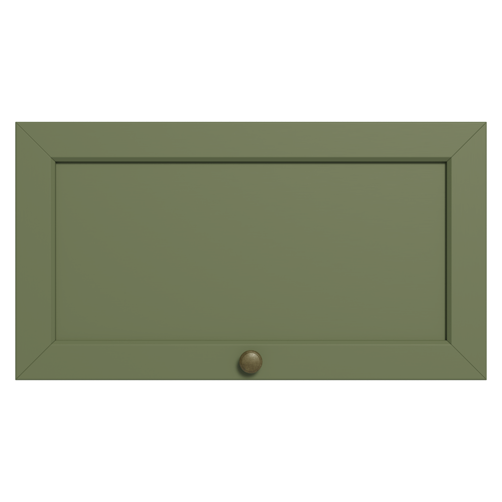 Alacena 60 cm 1 Puerta Puerta Rebatible Marrón/Verde Vik Madesa