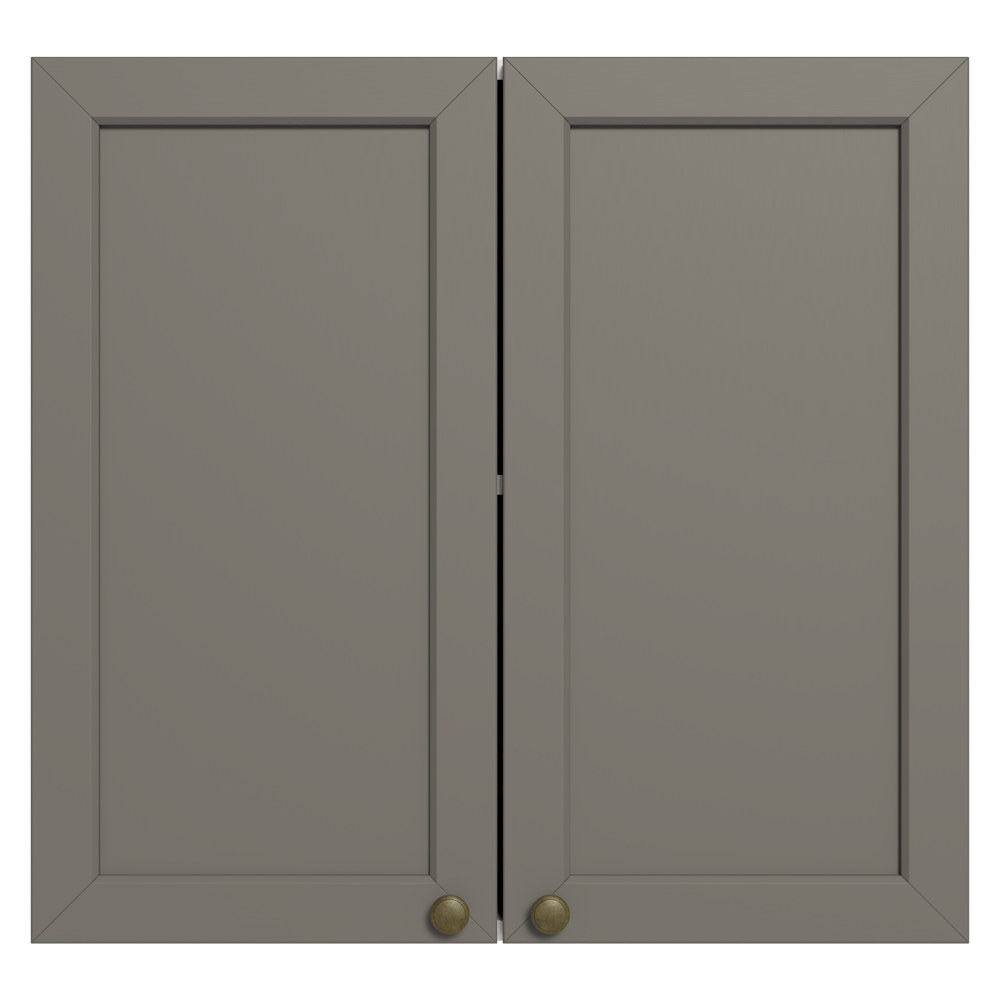 Alacena 70 cm 2 Puertas Blanco/Gris Vik Madesa