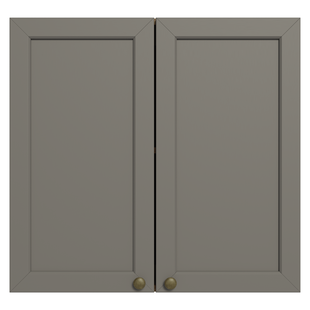Alacena 70 cm 2 Puertas Marrón/Gris Vik Madesa