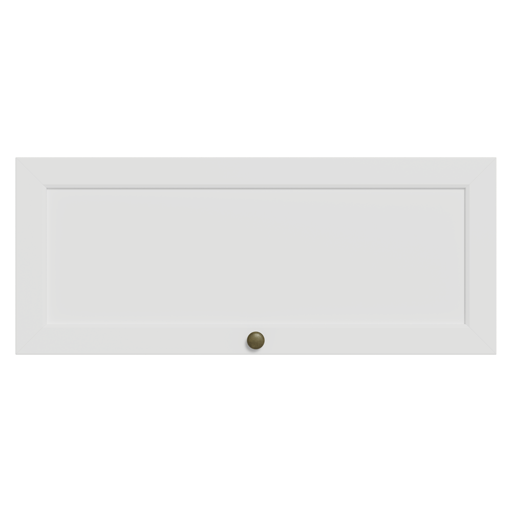 Alacena 80 cm 1 Puerta Puerta Rebatible Marrón/Blanco Vik Madesa