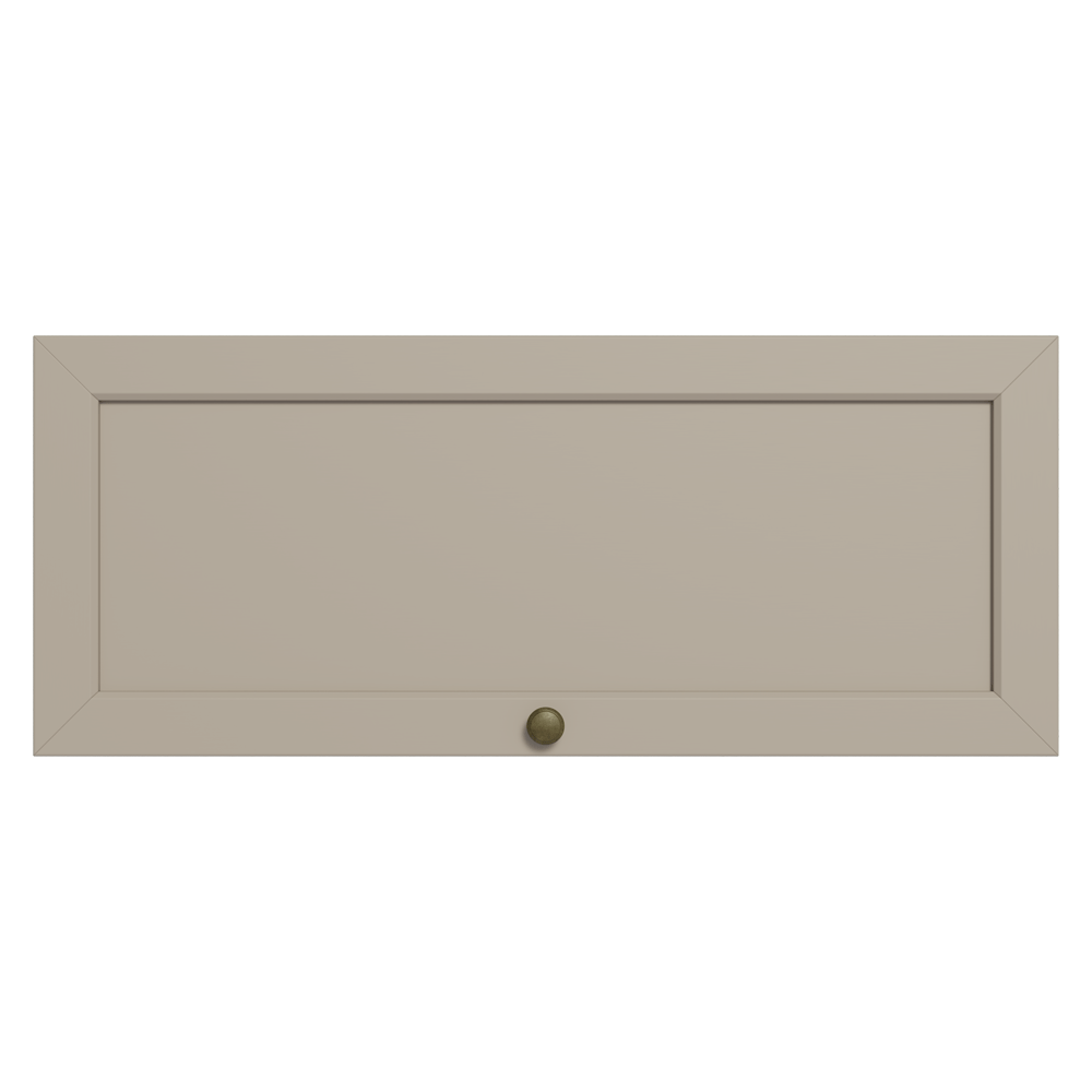 Alacena Cocina 80 cm 1 Pueta Abatible Marrón/Crema Vik Madesa