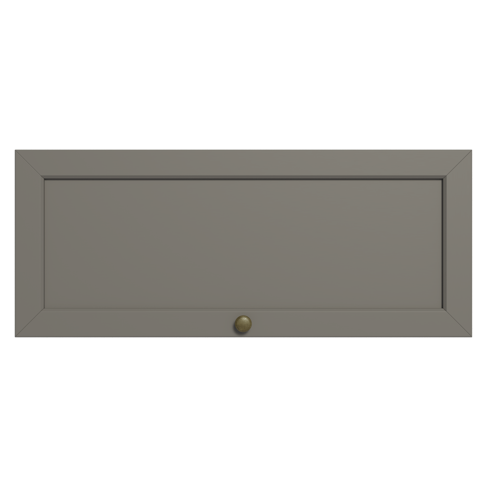 Alacena 80 cm 1 Puerta Puerta Rebatible Blanco/Gris Vik Madesa