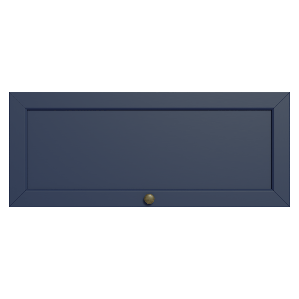Alacena 80 cm 1 Puerta Puerta Rebatible Marrón/Azul Vik Madesa