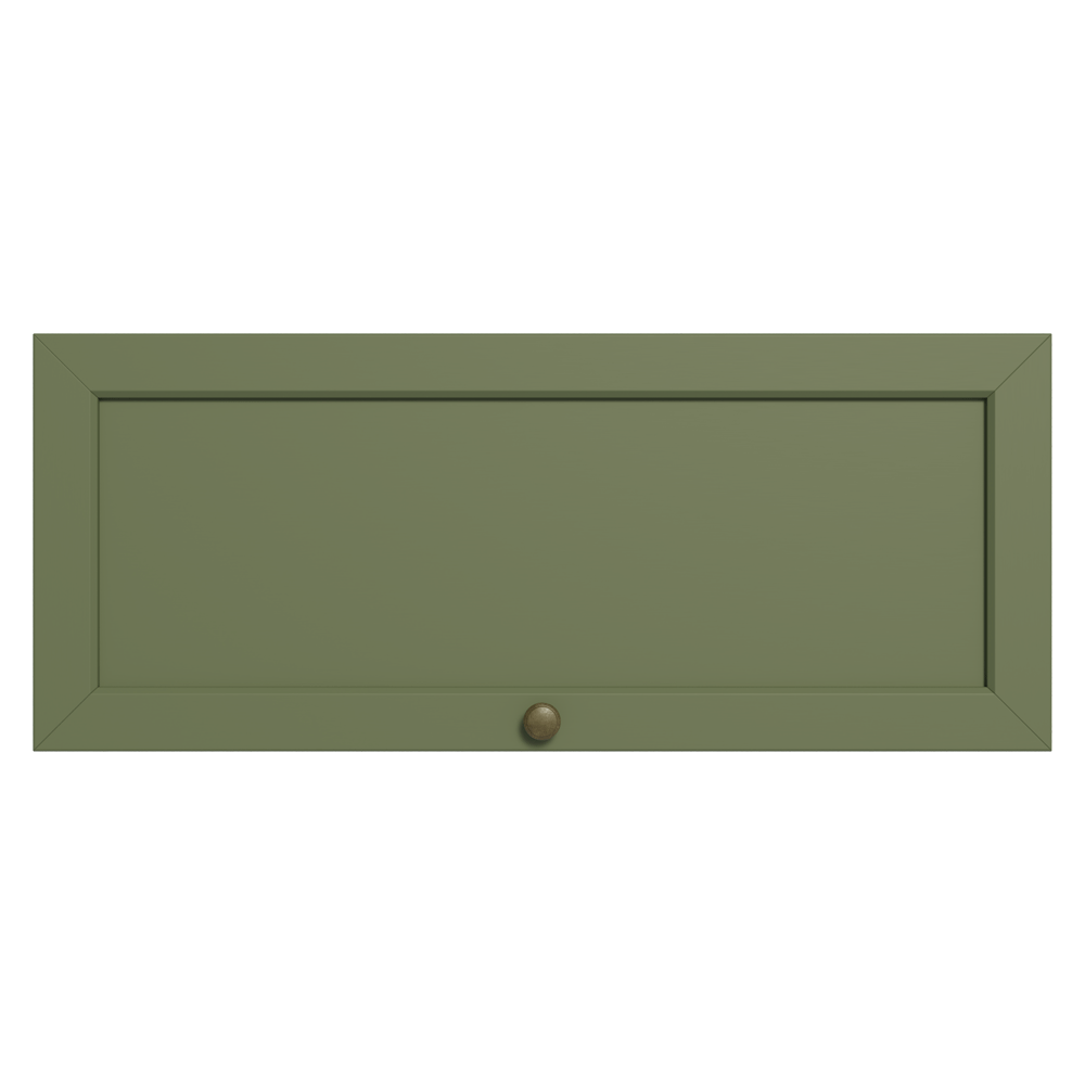Alacena 80 cm 1 Puerta Puerta Rebatible Marrón/Verde Vik Madesa