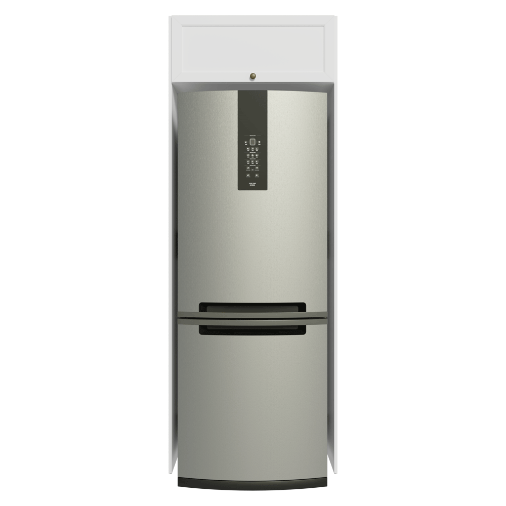 Mueble para Heladera 1 Puerta Rebatible Blanco Vik Madesa