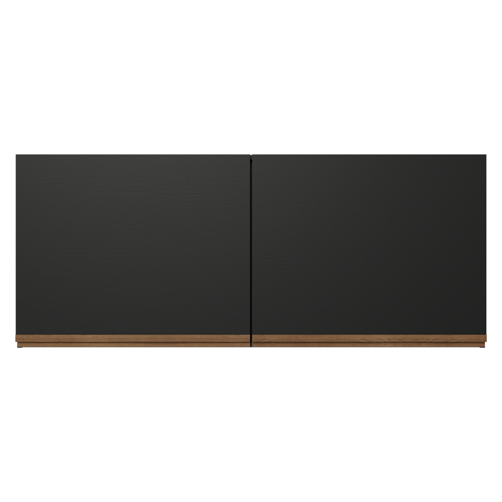 Alacena 120 cm 2 Puertas de con Negro Pieta Madesa