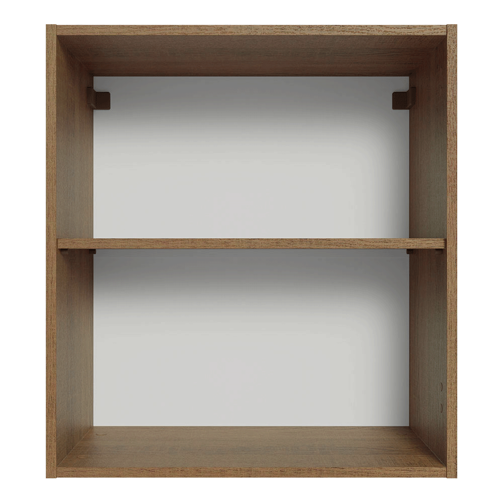 Alacena para Dormitorio 60 cm 2 Nichos Abiertos Marrón Neo Madesa
