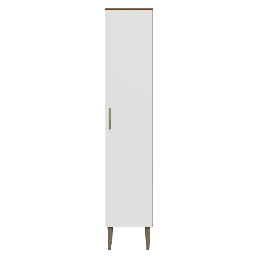 Despensero 40 cm 1 Puerta Marrón/Blanco Lille Madesa