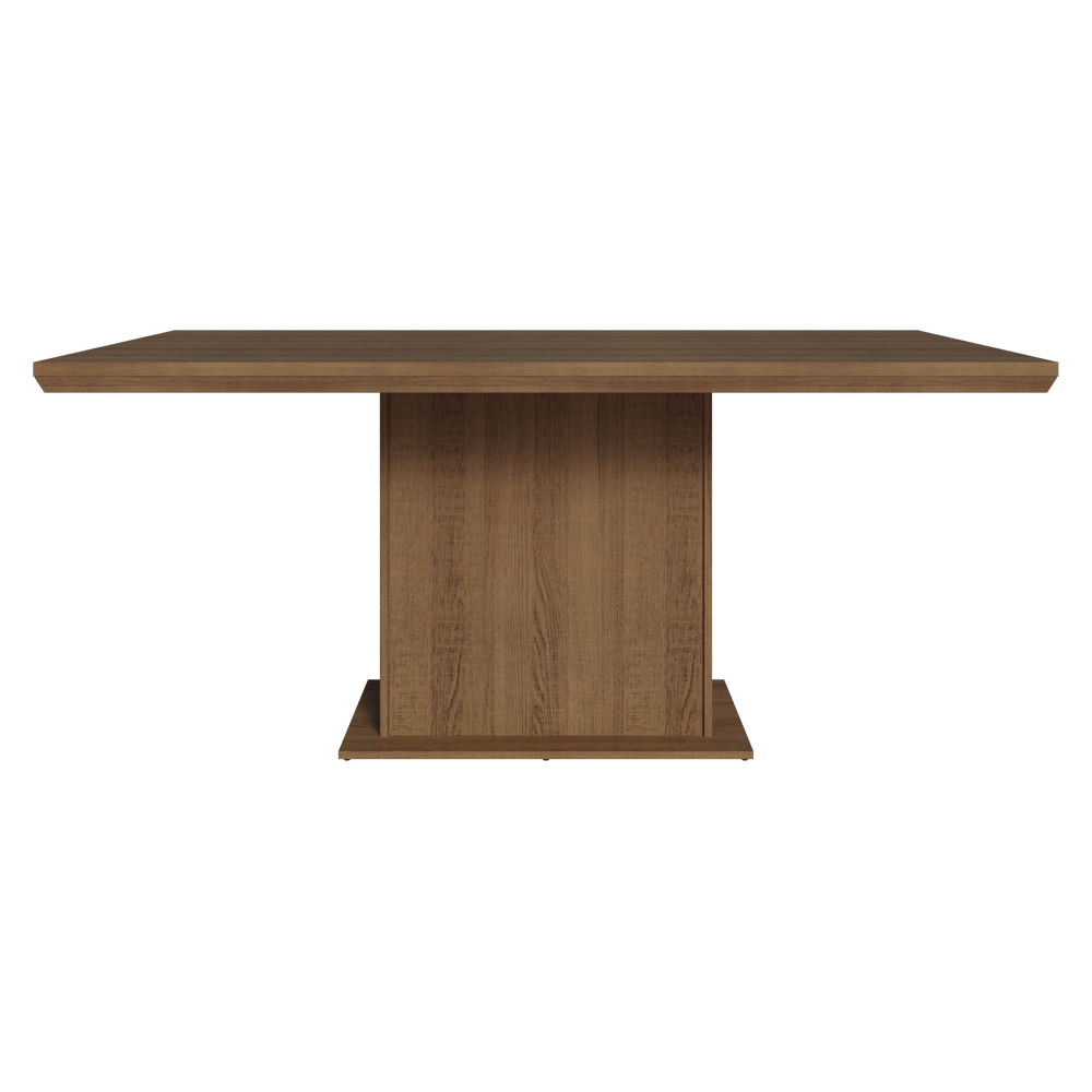 Juego de Comedor con Tapa de Madera 6 Sillas Marrón/Oxford Grasse Madesa