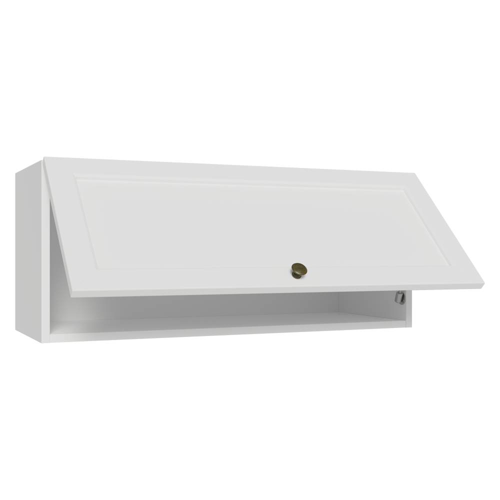 Alacena 80 cm 1 Puerta Puerta Rebatible Blanco Vik Madesa