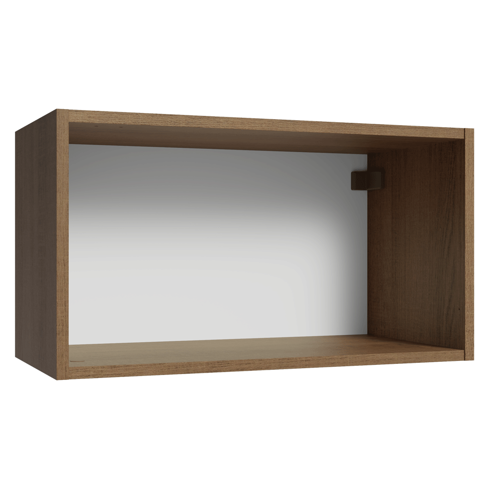Alacena 60 cm 1 Puerta Puerta Rebatible Marrón/Blanco Vik Madesa